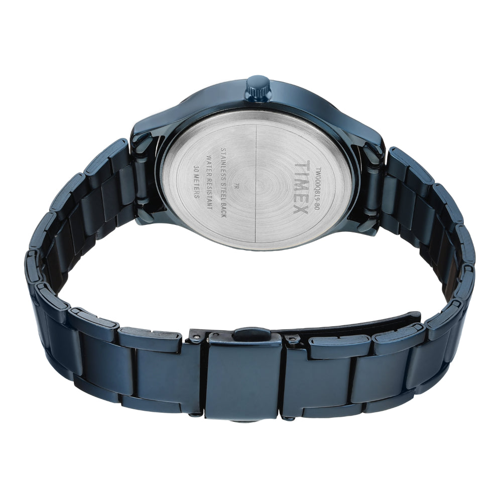 Timex Women Blue Round Multifunction Dial Watch- TW000Q819