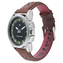 Fastrack Exuberant Quartz Analog White Dial Leather Strap Watch for Guys