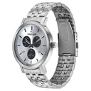 Fastrack Dial It Up Quartz Multifunction Silver Dial Stainless Steel Strap Watch for Guys