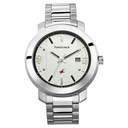 Fastrack Bare Basics Quartz Analog with Date White Dial Stainless Steel Strap Watch for Guys