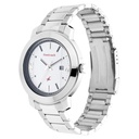 Fastrack Bare Basics Quartz Analog with Date White Dial Stainless Steel Strap Watch for Guys
