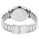 Fastrack Bare Basics Quartz Analog with Date White Dial Stainless Steel Strap Watch for Guys