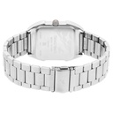 Fastrack Gamify Quartz Analog with Day and Date Black Dial Metal Strap Watch for Guys