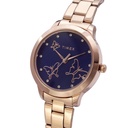 Timex Fashion Women's Blue Dial Round Case 3 Hands Function Watch -TW000T631