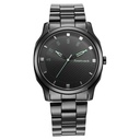 Fastrack Stunners Quartz Analog Black Dial Stainless Steel Strap Watch for Guys