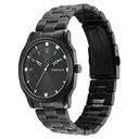 Fastrack Stunners Quartz Analog Black Dial Stainless Steel Strap Watch for Guys