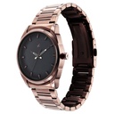 Fastrack Quartz Analog Black Dial Brown Stainless Steel Strap Watch for Guys