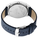 Fastrack After Dark White Dial Leather Strap Watch for Guys
