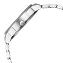 Fastrack Quartz Analog White Dial Silver Stainless Steel Strap Watch for Guys