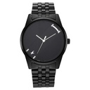 Fastrack Stunners Quartz Analog Black Dial Metal Strap Watch for Guys