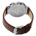 Fastrack Tick Tock Quartz Analog White dial Leather Strap Watch for Guys
