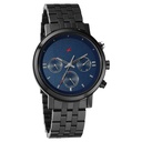 Fastrack Tick Tock Quartz Analog Blue dial Metal Strap Watch for Guys