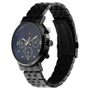 Fastrack Tick Tock Quartz Analog Blue dial Metal Strap Watch for Guys