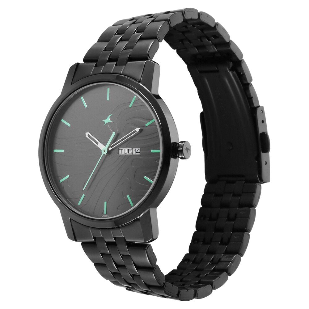 Fastrack Urban Camo Black Dial Watch for Guys