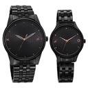 Fastrack Mixmatched Quartz Analog Black Dial With Black Metal Strap Watch For Couple