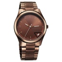 Fastrack Stunners Quartz Analog Brown Dial Brown Metal Strap Watch For Guys