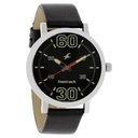 Fastrack Fundamentals Quartz Analog Grey Dial Leather Strap Watch for Guys