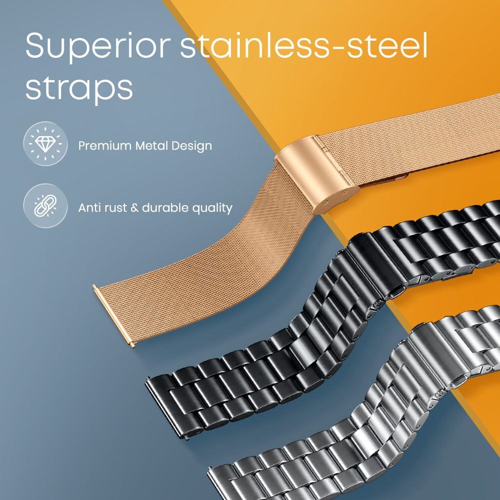 Fastrack Dezire FX1 with 3.5 CM UltraVU Display with Functional Crown,SingleSync BT Calling