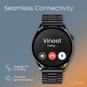 Fastrack Dezire FX1 with 3.5 CM UltraVU Display with Functional Crown,SingleSync BT Calling