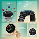 Fastrack Dezire FX1 Pro with 3.6 CM AMOLED Display with Functional Crown,SingleSync BT Calling,AOD,AI Voice Assistant