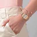 Fastrack Pulse Quartz Analog White Dial Stainless Steel Strap Watch for Girls