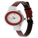 Fastrack Quartz Analog Silver Dial Stainless Steel Strap Watch for Girls