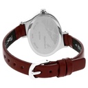 Fastrack Quartz Analog Silver Dial Stainless Steel Strap Watch for Girls