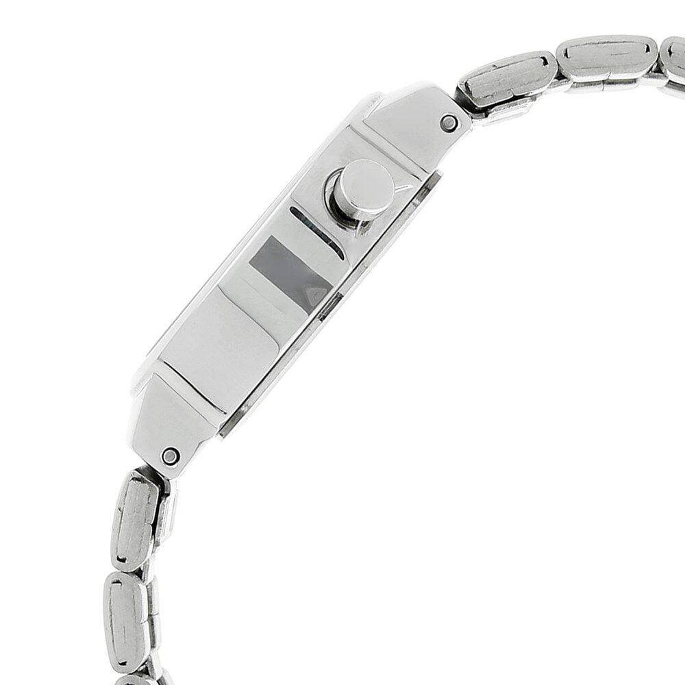 Fastrack Quartz Analog Blue Dial Stainless Steel Strap Watch for Girls