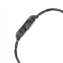 Fastrack Pulse Quartz Analog Black Dial Stainless Steel Strap Watch for Girls