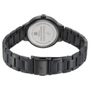 Fastrack Pulse Quartz Analog Black Dial Stainless Steel Strap Watch for Girls