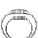 Timex Fashion Collection Premium Quality Multifunction Pair's Analog Silver Dial Coloured Quartz Watch, Round Dial with 44 mm Case width - TW00PR291