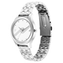 Fastrack Stunners White Dial Metal Strap Watch for Girls