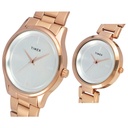 Timex Fashion Collection Premium Quality 3 Hands Pair's Analog Silver Dial Coloured Quartz Watch, Round Dial with 42 mm Case width - TW00PR294