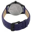 Fastrack All Nighters Quartz Analog Purple Dial Leather Strap Watch for Girls