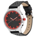 Fastrack Loopholes Quartz Analog Black Dial Leather Strap Watch for Girls
