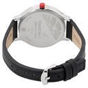 Fastrack Loopholes Quartz Analog Black Dial Leather Strap Watch for Girls