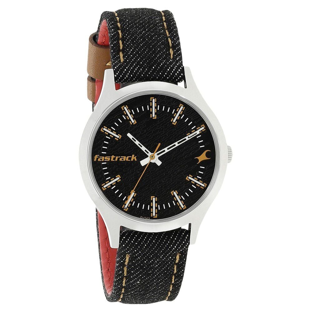 Fastrack I Love Me Quartz Analog Blue Dial Leather Strap Watch for Girls