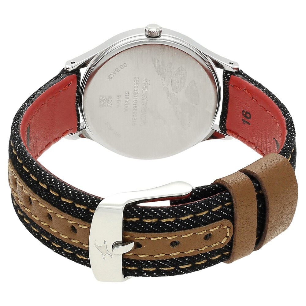 Fastrack I Love Me Quartz Analog Blue Dial Leather Strap Watch for Girls