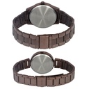 Timex Fashion Collection Premium Quality 3 Hands Pair's Analog Brown Dial Coloured Quartz Watch, Round Dial with 42 mm Case width - TW00PR295