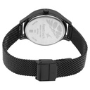 Fastrack Ruffles Quartz Analog with Day and Date Black Dial Stainless Steel Strap Watch for Girls