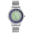 Fastrack Quartz Analog Bicolour Dial Stainless Steel Strap Watch for Girls