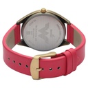 Fastrack Wonder Woman Quartz Analog Red Dial Leather Strap Watch for Girls