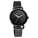 Fastrack Animal Print Quartz Analog Black Dial Stainless Steel Strap Watch for Girls
