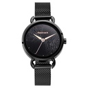 Fastrack Animal Print Quartz Analog Black Dial Stainless Steel Strap Watch for Girls