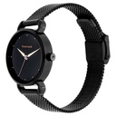 Fastrack Animal Print Quartz Analog Black Dial Stainless Steel Strap Watch for Girls