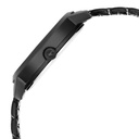 Fastrack Tick Tock Quartz Analog Black Dial With Black Stainless steel Strap Watch for Girls