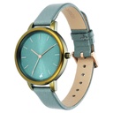 Fastrack Glitch Quartz Analog Blue Dial Leather Strap Watch for Girls