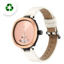 Fastrack Revibe Quartz Analog Rose gold Dial Fabric Strap Watch for Girls