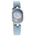 Fastrack Uptown Retreat Quartz Analog Blue Dial Leather Strap Watch for Girls