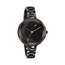 Fastrack Stunners Quartz Analog Black dial Stainless Steel Strap Watch for Girls
